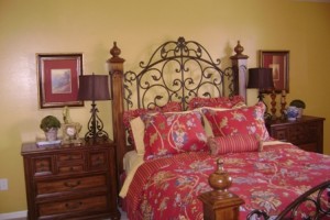A french country guest bedroom