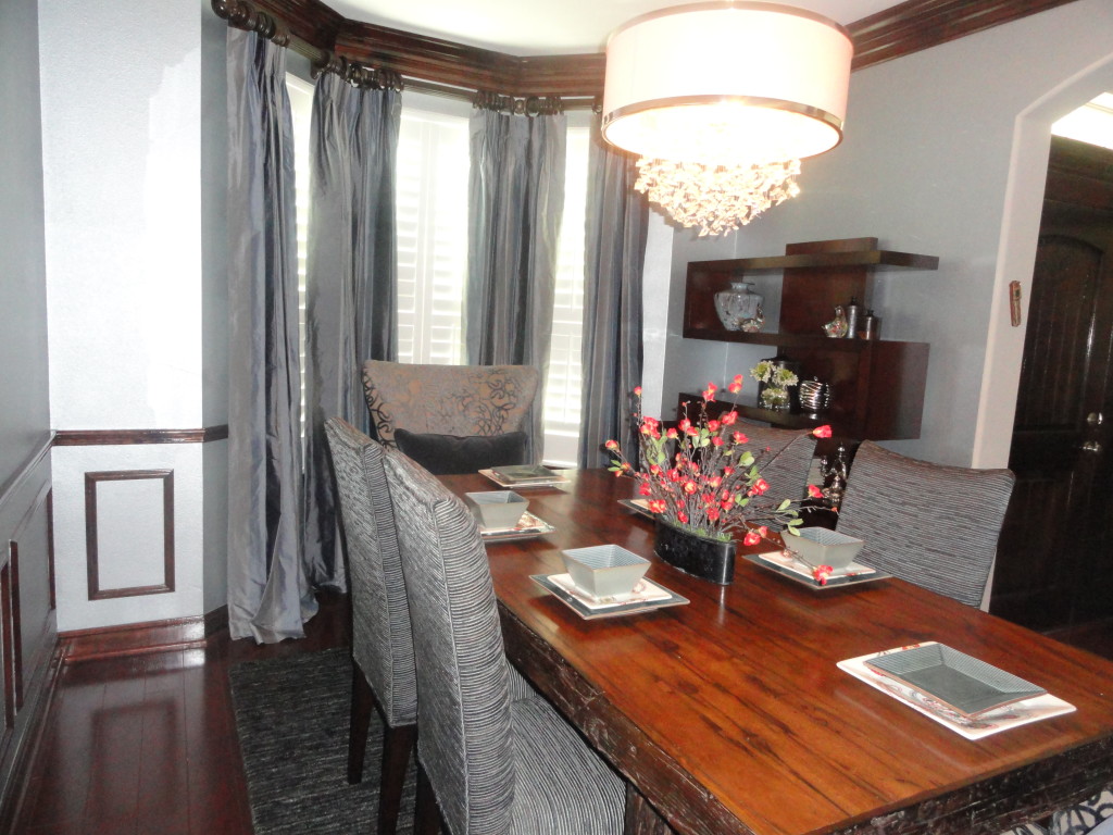 Monochromatic Dining Room