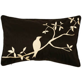 13x20 Pillow In Black/Ivory