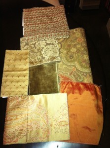 Fabrics Used Throughout The Room
