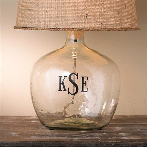Demijohn Inspired Lamp