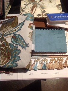 Fabric Samples on 6x6 cards