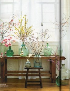 Demijohn used as vase Source: Southern Hospitality Blog