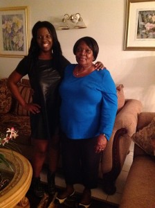My mom (Elizabeth) and I