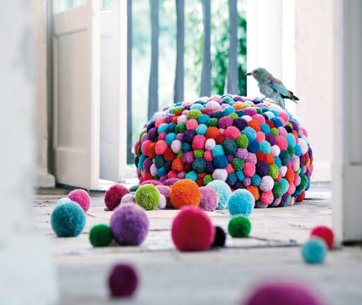 Bommelpouf Coloured by MYK