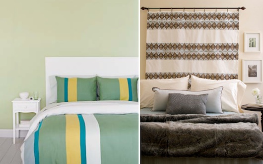 fake a headboard