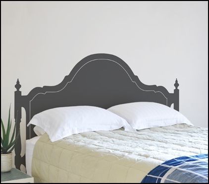 fake a headboard