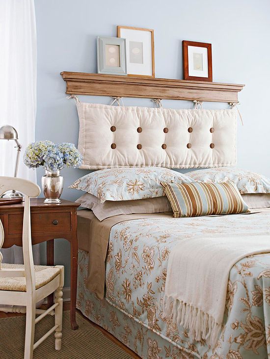 fake a headboard
