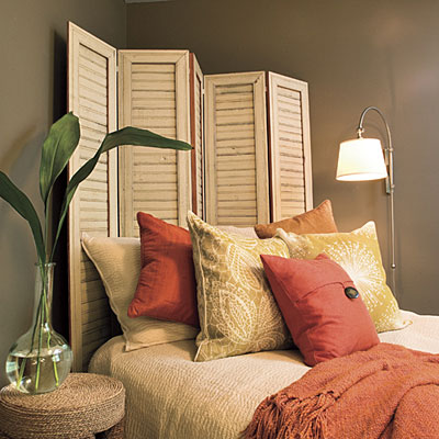 fake a headboard